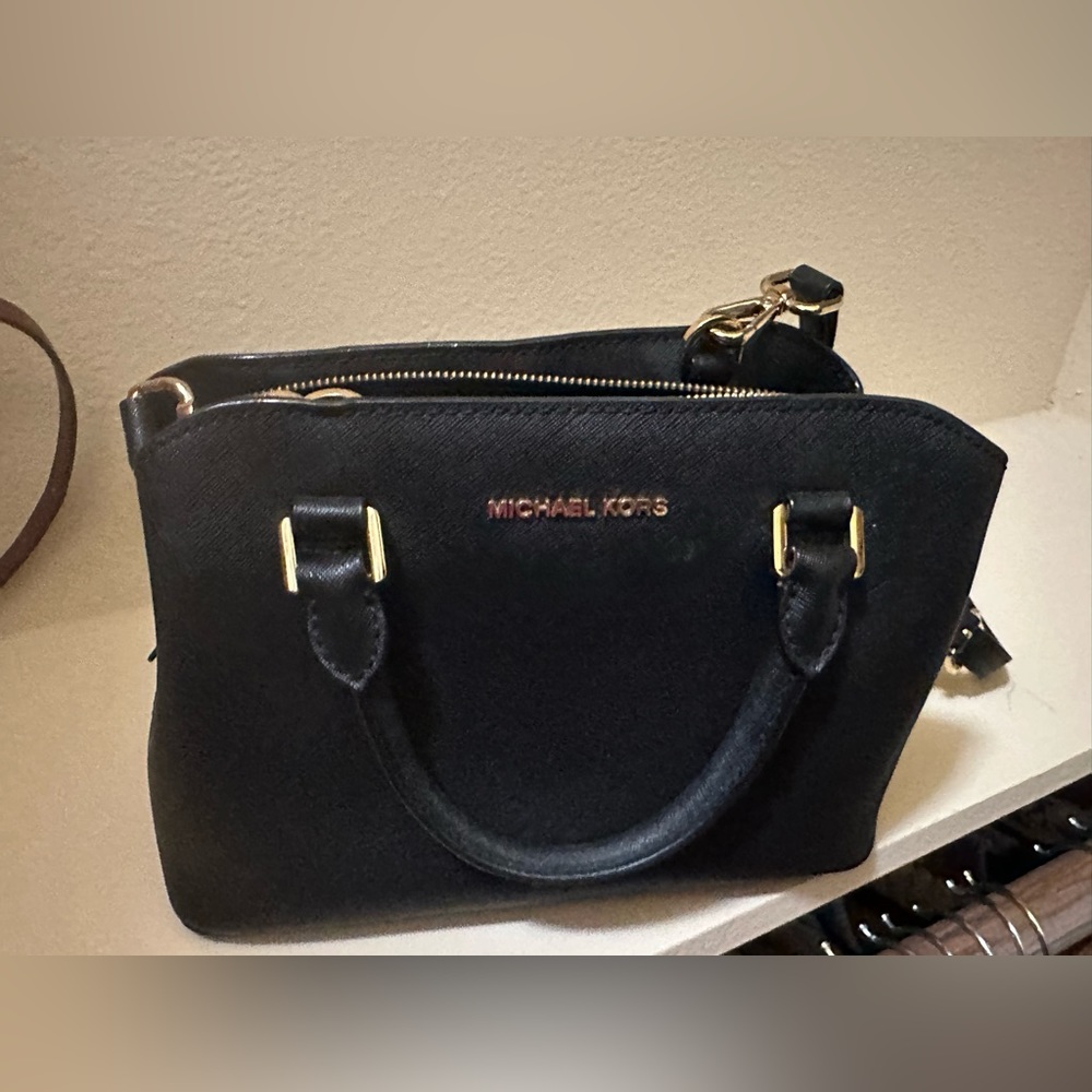 Black MK crossbody bag